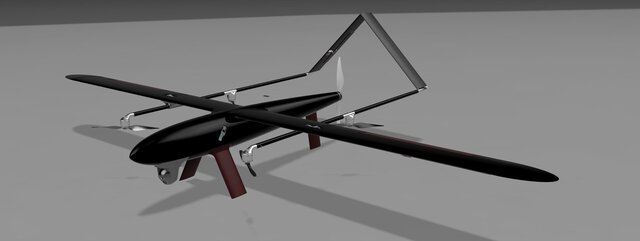 Carbon fibre VTOLUAV