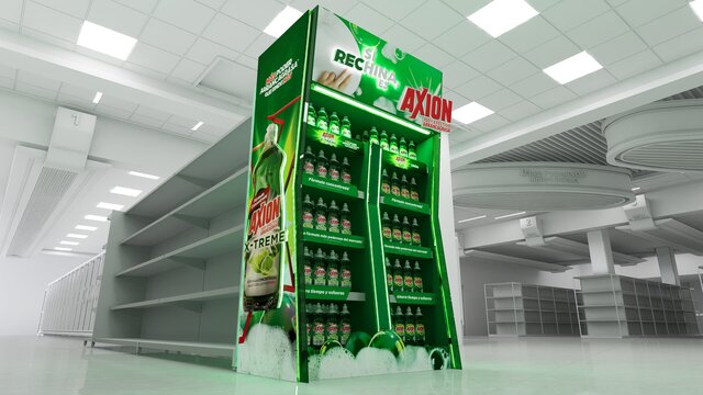 3D model of 3D Design Axion X-Treme Gondola Head Display