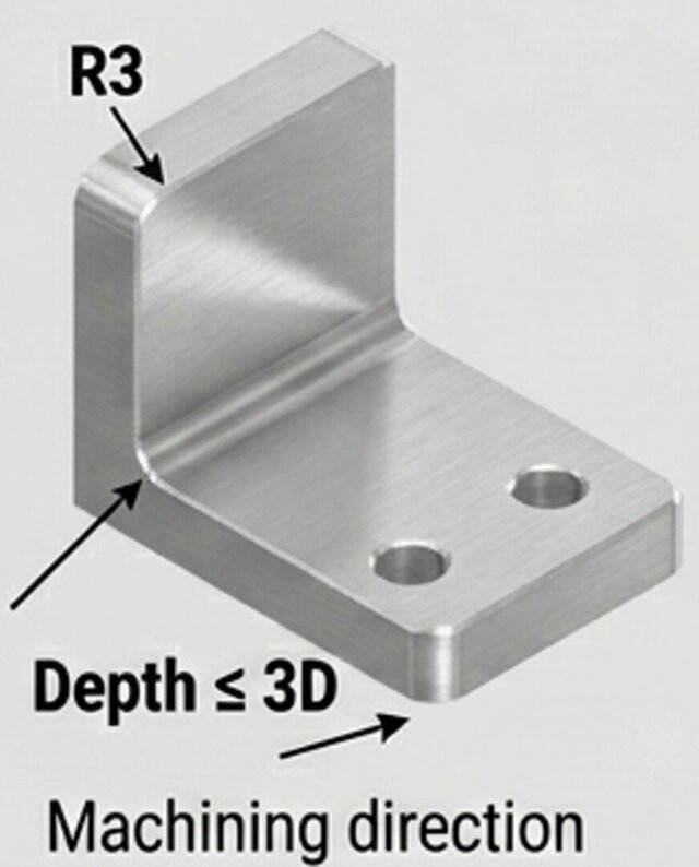 3D model of Aerospace Machined Bracket — DFM Redesign & GD&T