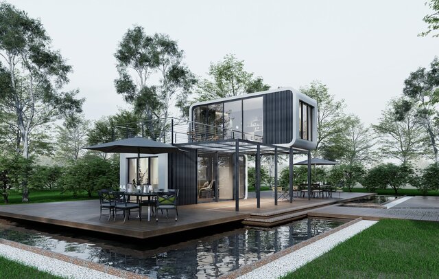 Modular Container House｜Lightweight Living in Nature