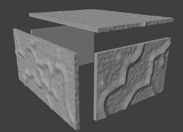 3D model of 3D model for CNC cutting