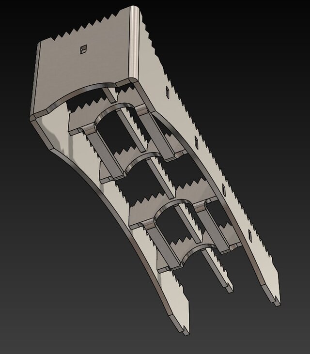 3D model of ATV Foot Pegs (100% Original Design)