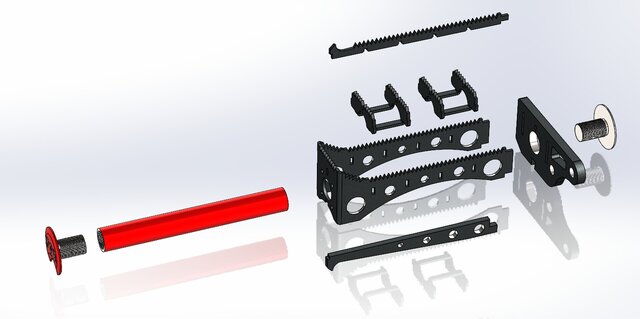 3D model of ATV Foot Pegs (100% Original Design)