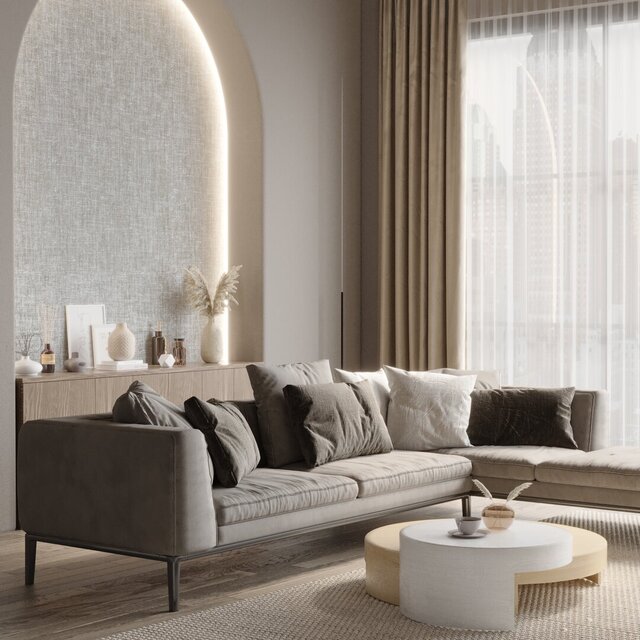 LIVING ROOM DESIGN | VISUALIZATION