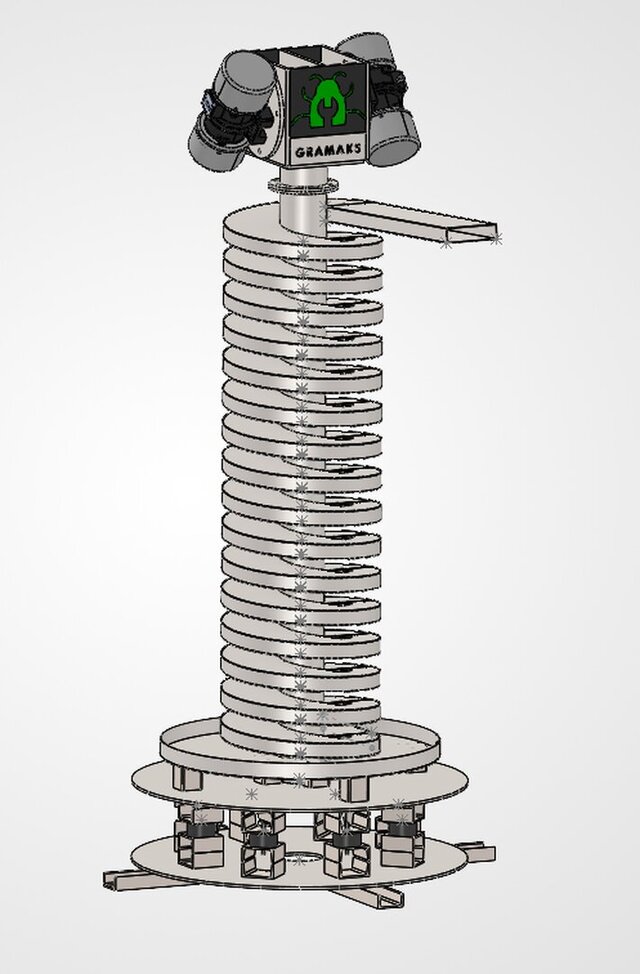 3D model of spiral-elevatoer-1c