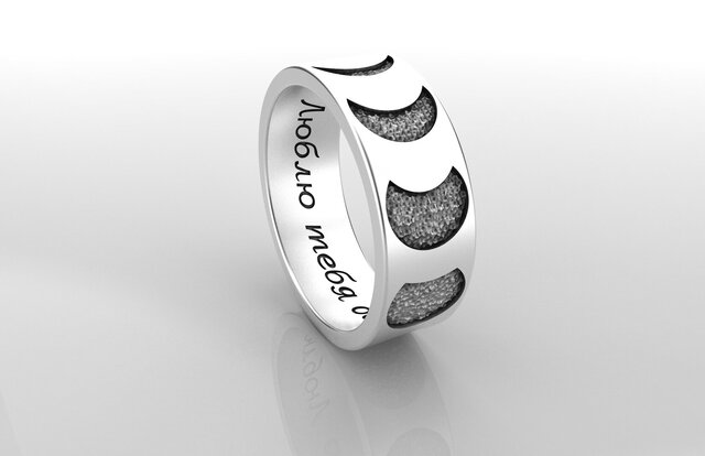 3D model of Moonphases ring