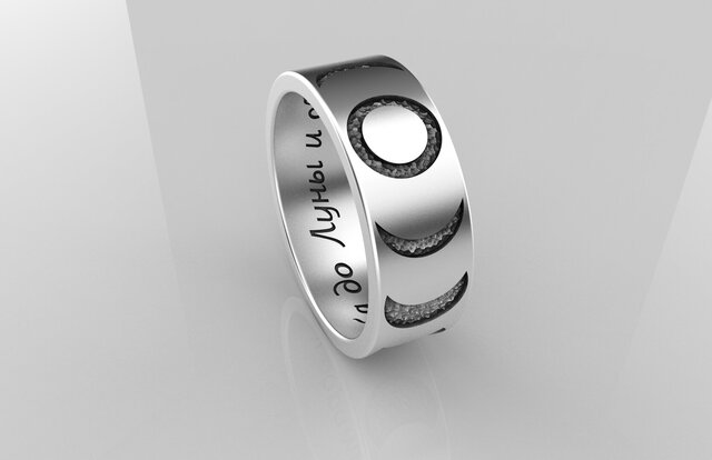 3D model of Moonphases ring