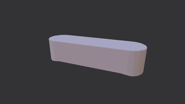 3D model of Bench Urban Islands 120