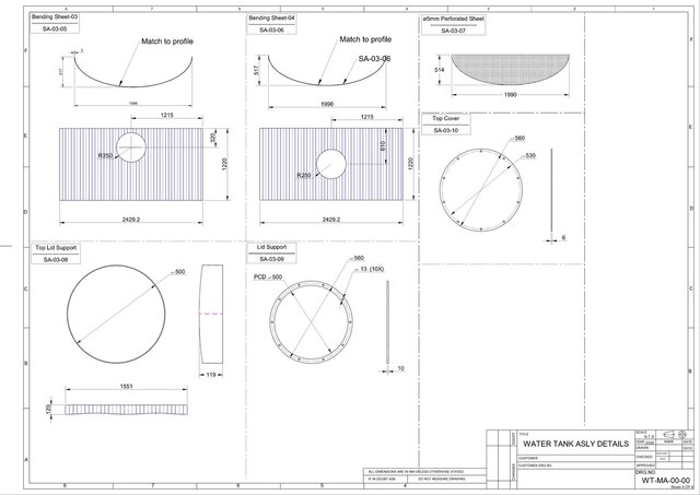Water Tank Fabrication Design – image 13 of 15