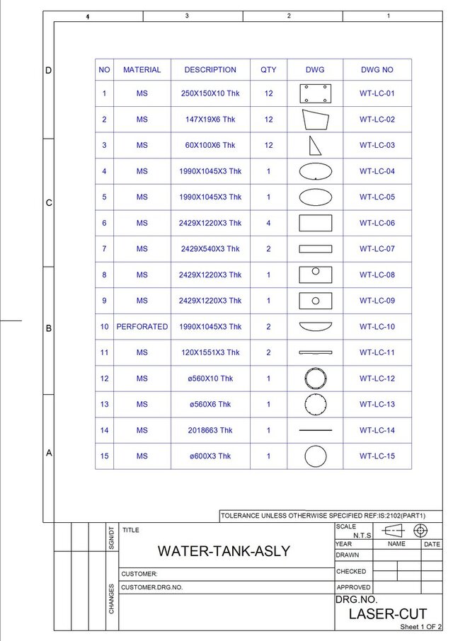 Water Tank Fabrication Design – image 14 of 15