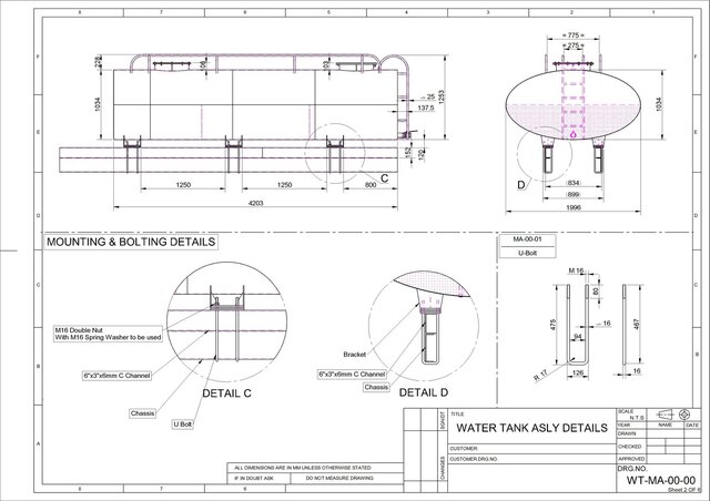Water Tank Fabrication Design – image 9 of 15