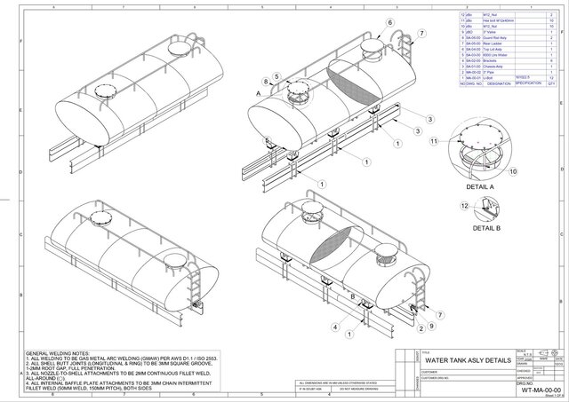 Water Tank Fabrication Design – image 8 of 15