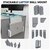 Stackable Laptop Wall Mount – Vertical Dual Laptop & Tablet Holder