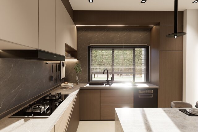 3D model of Modern Interior Design Collection | Living Rooms, Kitchens & Bedrooms
