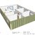 Workshop prefabrication drawings of timber frame structure with cutting lists