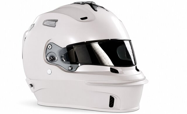3D model of Custom Full-Face Racing Helmet – CAD Surface Modeling & Product Visualization