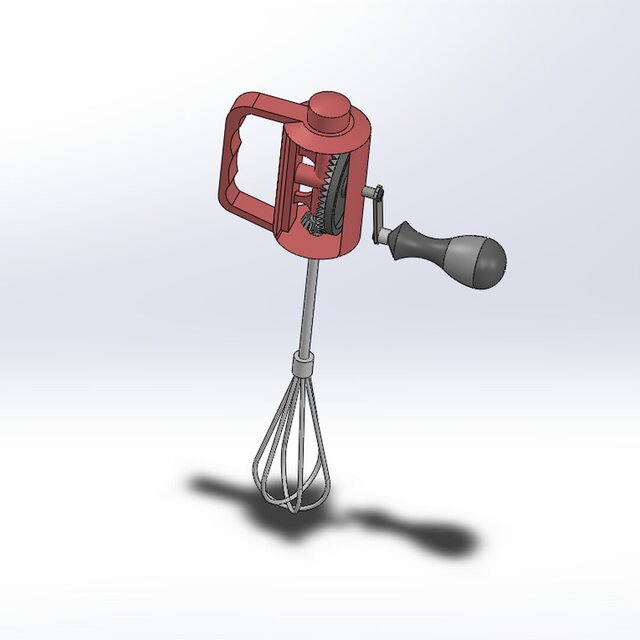 Manual Hand-Crank Egg Beater