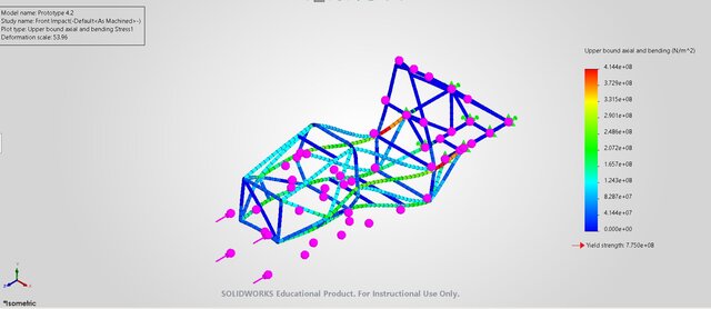Formula Student Spaceframe Chassis – FEA & Structural Validation (AISI 4130) – image 6 of 6