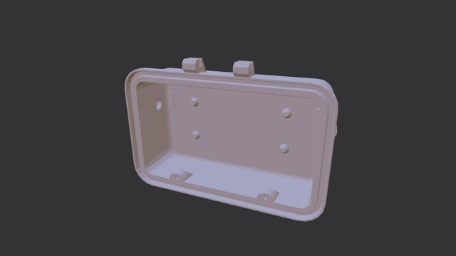 3D model of Aluminum Die-Cast Enclosure | Reverse Engineering & CAD Reconstruction