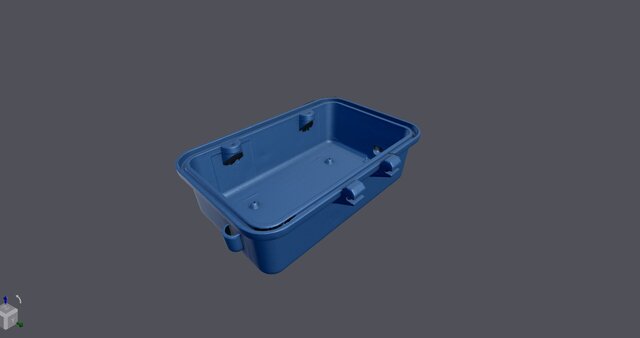 3D model of Aluminum Die-Cast Enclosure | Reverse Engineering & CAD Reconstruction