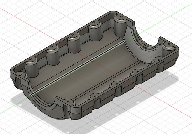 V6 Engine Oil Pan — CAD Modeling & Assembly Integration – image 2 of 3