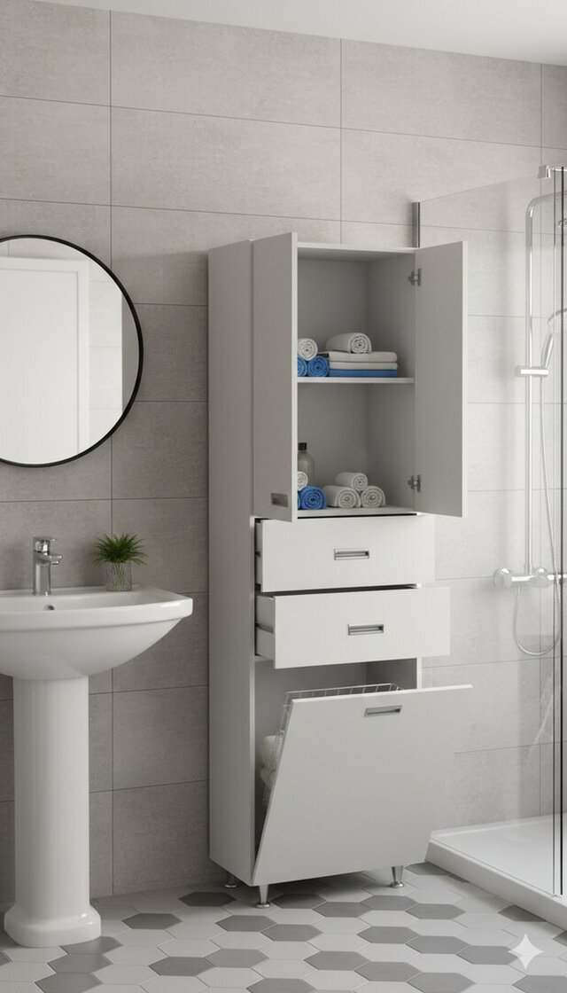 Small Bathroom Interior Design – Furniture & Layout