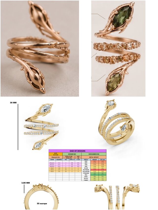 Custom 3D CAD design work and Sculpting work in Rings, Pendants, Bracelet, Neclace, Grillz, etc. – image 9 of 10