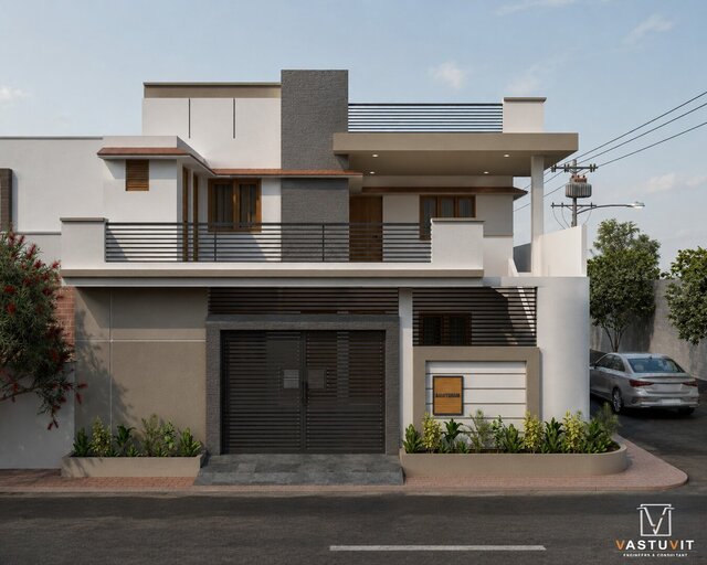 3D model of Bungalow Design with 3D