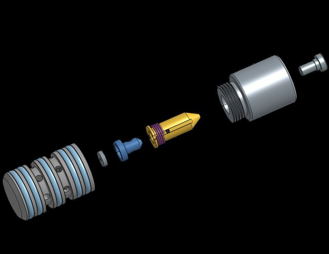 3D model of Development of an Electrically Controlled Micro Hydraulic Valve for a Hand Prosthesis