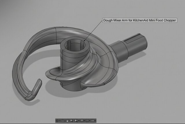 Parametric Kitchen: Retrofitting a Mini Chopper for Small-Batch Baking – image 9 of 12