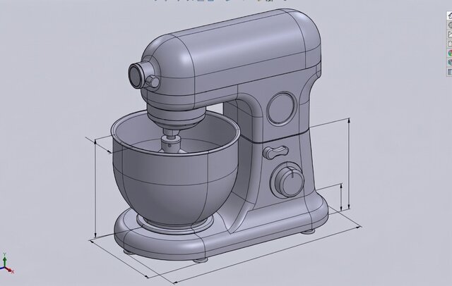 Parametric Kitchen: Retrofitting a Mini Chopper for Small-Batch Baking – image 1 of 12