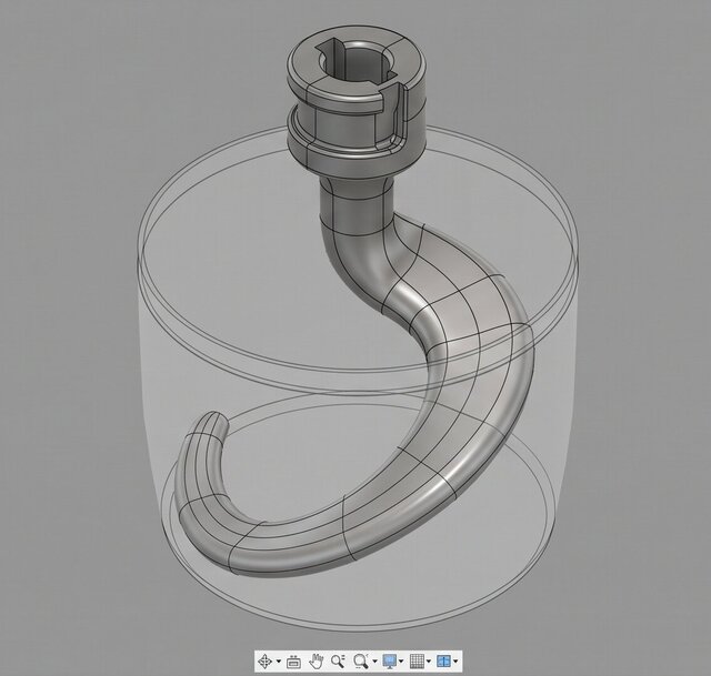 Parametric Kitchen: Retrofitting a Mini Chopper for Small-Batch Baking – image 11 of 12