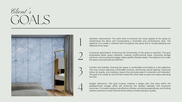 3D model of 46m² Apartment Interior Design & Furniture Documentation