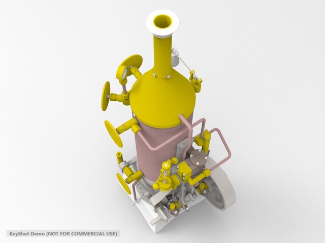 3D model of Steam engine