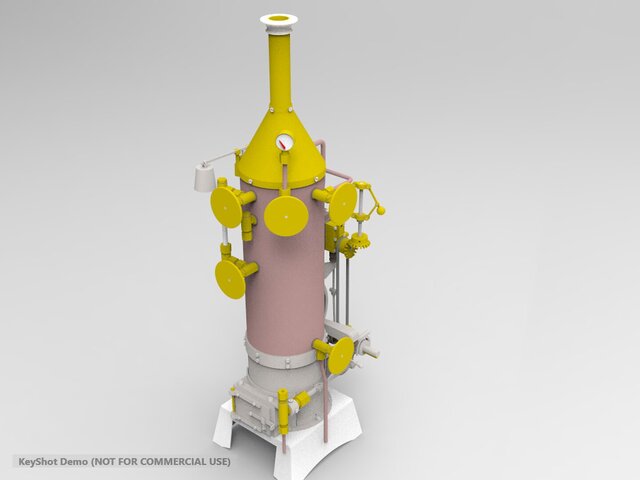 3D model of Steam engine