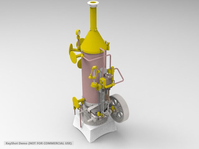 3D model of Steam engine