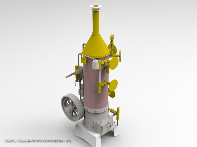 3D model of Steam engine
