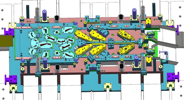 Industrial Grade Steel Progressive Die | Full 3D Production Tooling Design