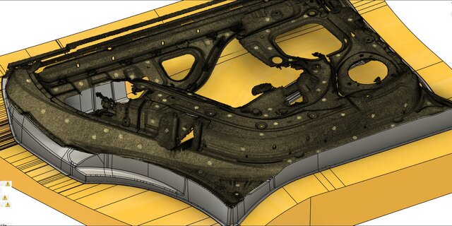3D model of car parts reverse engineering
