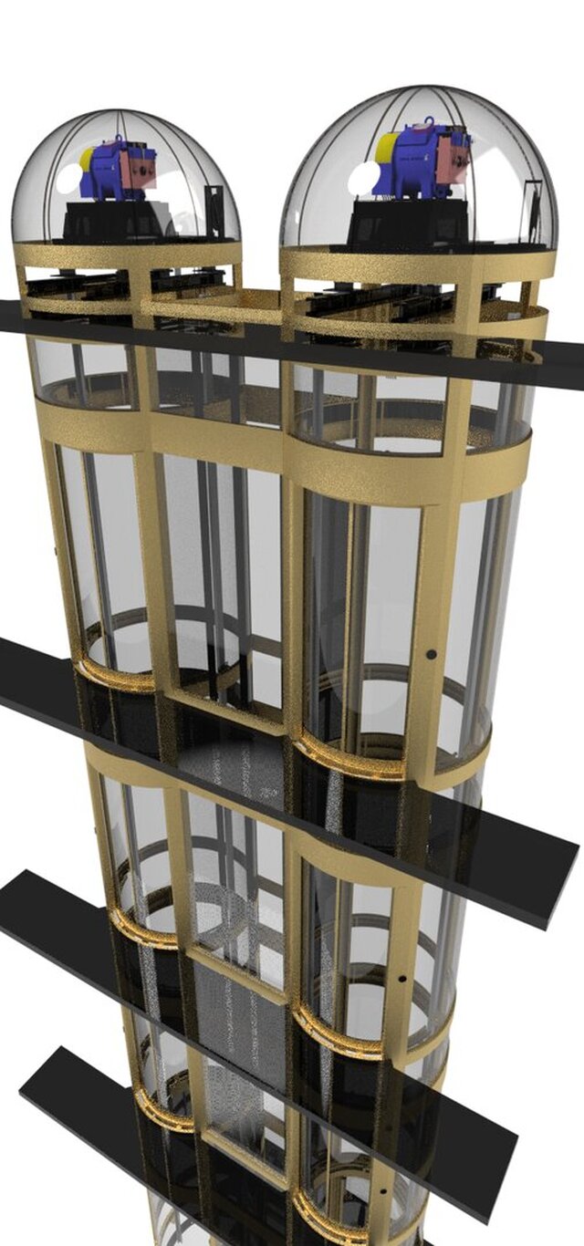 3D model of Professional elevator designer