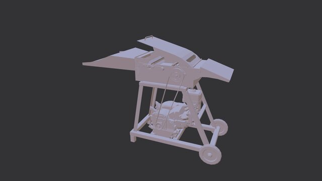 3D model of chopper-machine