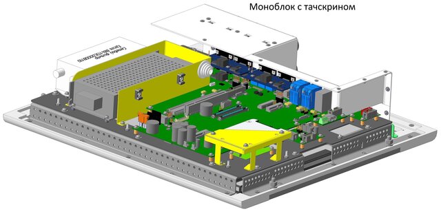 3D model of monoblock-with-touchscreen