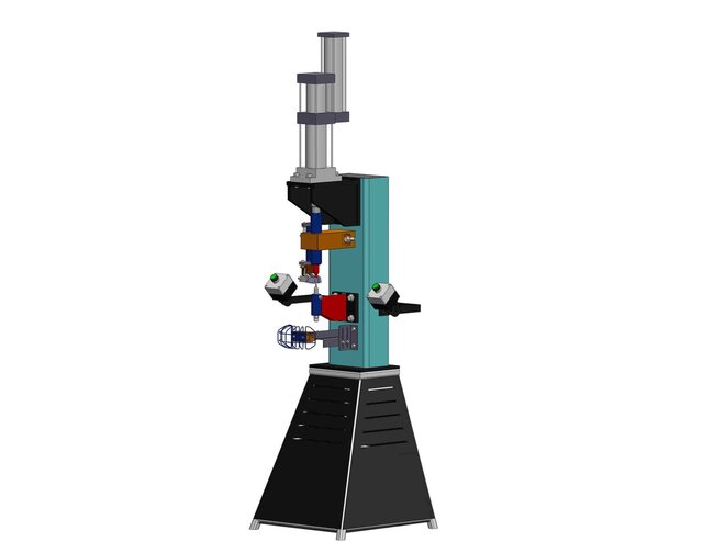 Semi-Automatic Hydro-Pneumatic Eyelet Press Machine | Machine Design & Development – image 1 of 22