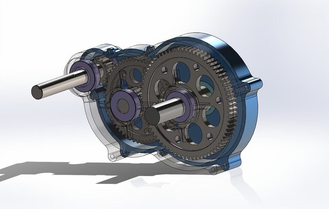 3D model of Industrial parts and assemblies