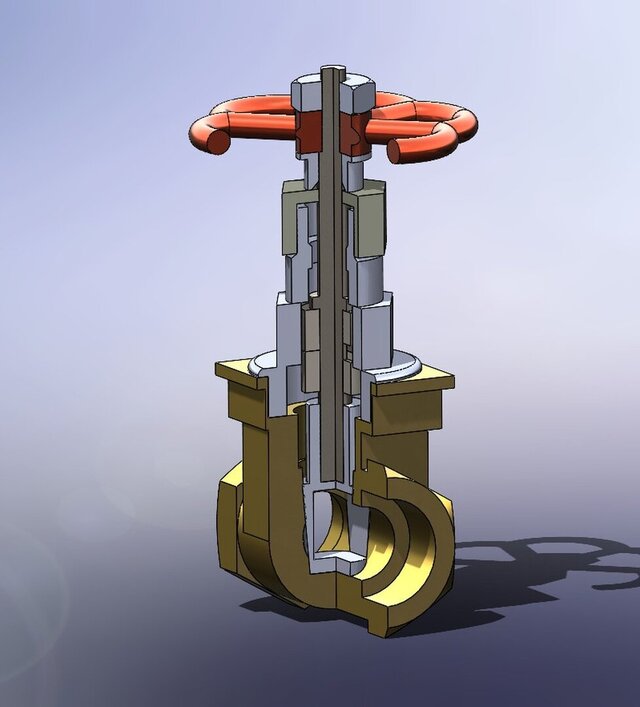 3D model of Industrial parts and assemblies