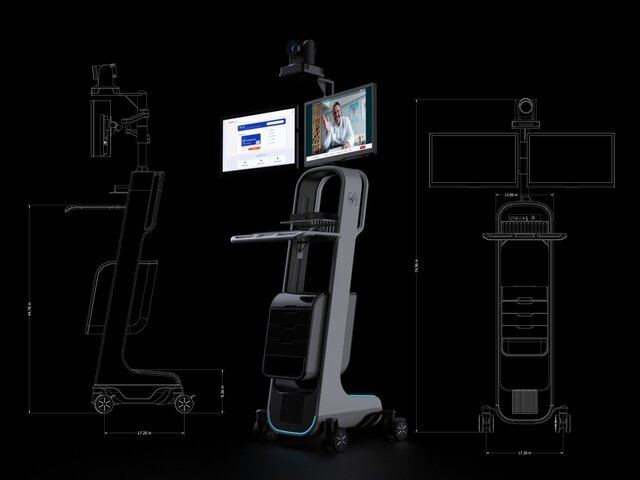 3D model of Telehealth Cart Design