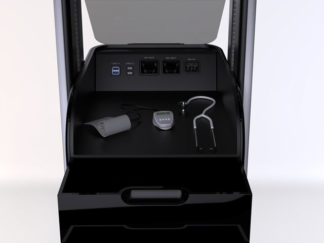 3D model of Telehealth Cart Design