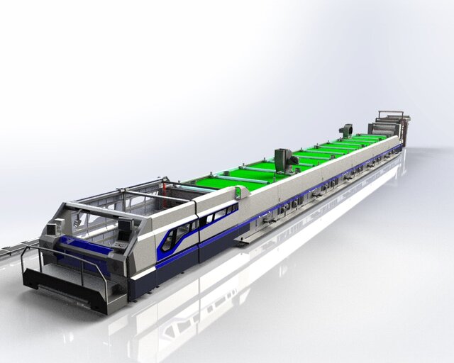 Industrial Textile Stenter Machine (Heat Setting & Finishing)