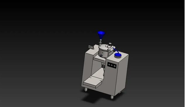 3D model of Industrial Sheet Metal Mounting Bracket | SolidWorks | DXF for Laser Cutting