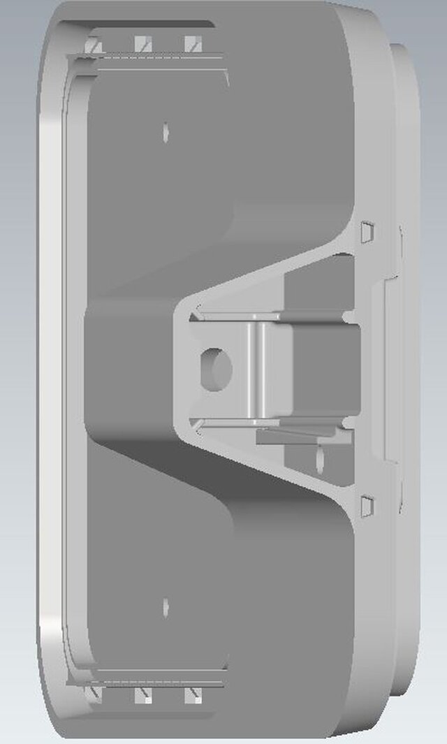 Aluminium LED street light body